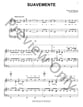 Suavemente piano sheet music cover